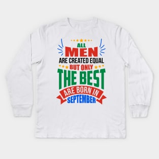 SEPTEMBER Birthday Special - MEN Kids Long Sleeve T-Shirt